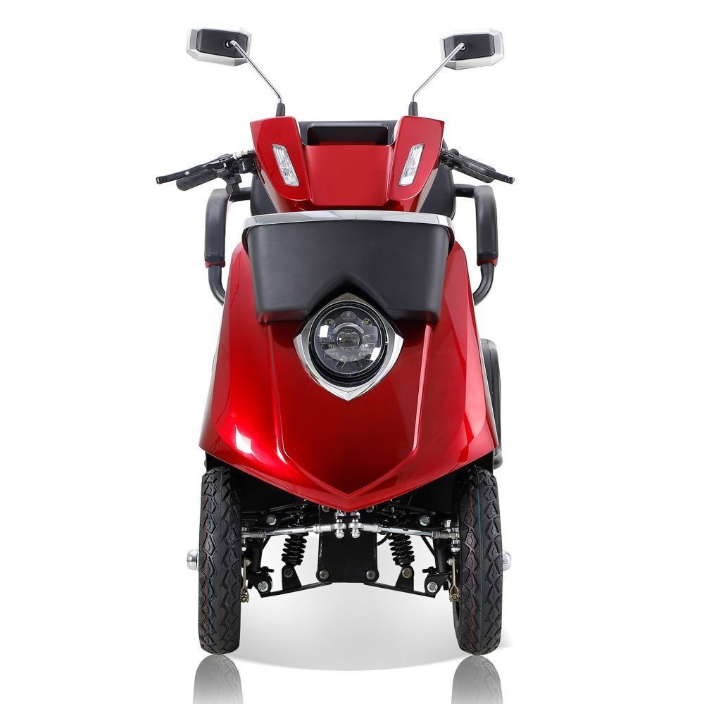1000W 4-Wheel Heavy Duty Adjustable 2-Seat Electric Power Mobility Scooters