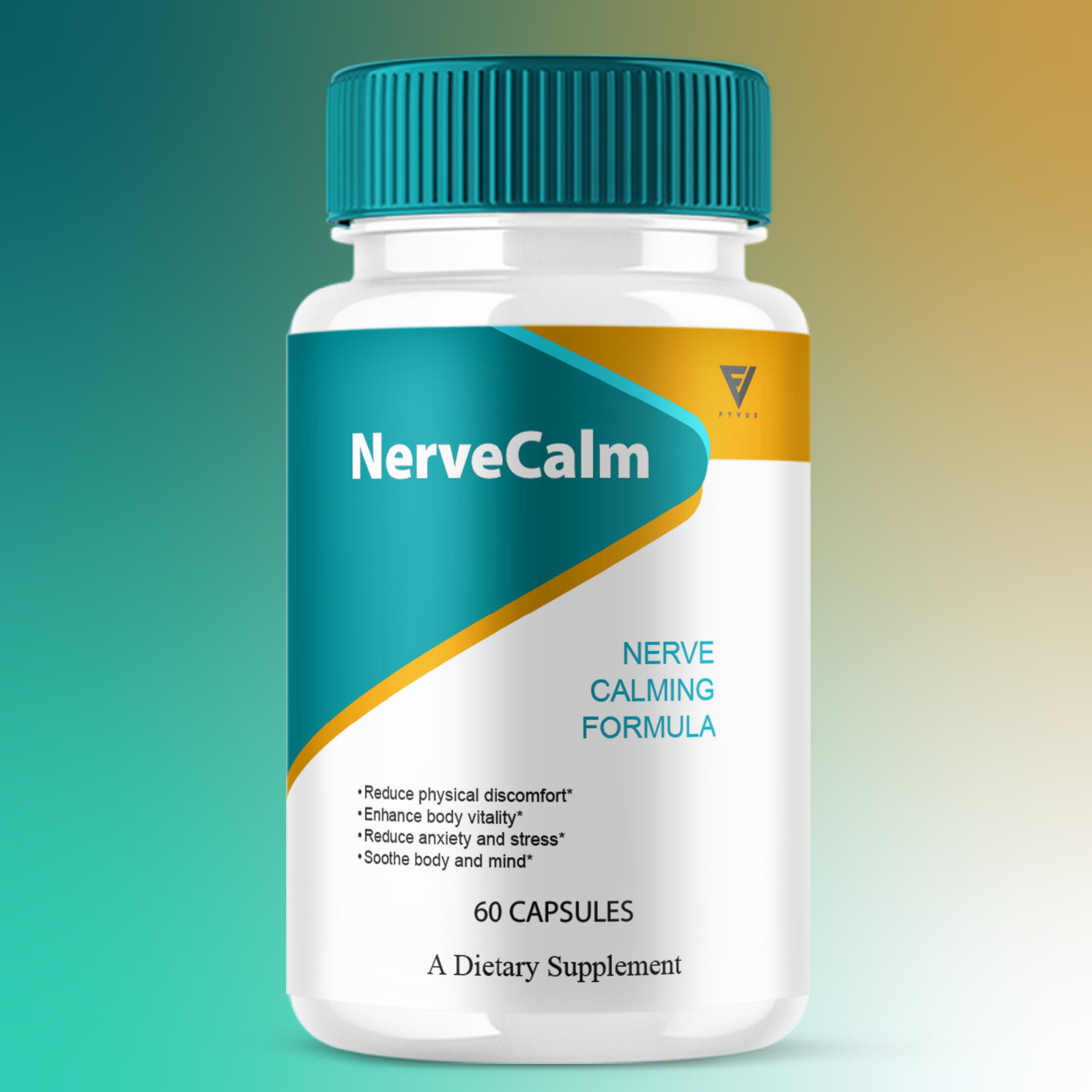 (3 Pack) Nerve Calm Advanced Formula, NerveCalm Max Strength (180 Capsules)