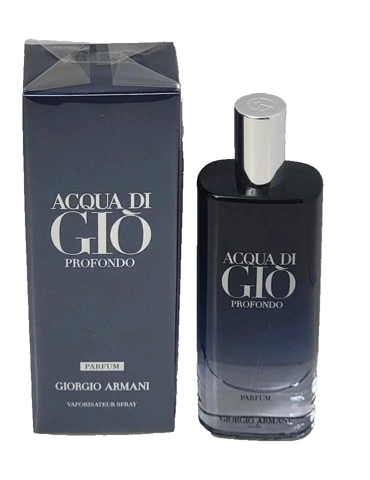 Giorgio Armani Acqua Di Gio Profondo Parfum Spray 0.5 fl oz 15 ml Fragrance NEW