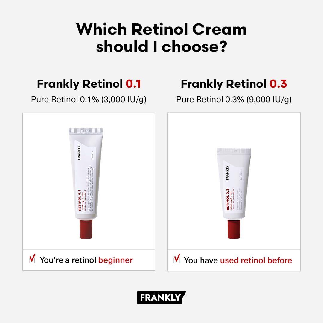 [ FRANKLY ] Retinol 0.1% Cream 30ml / 1.01 fl oz