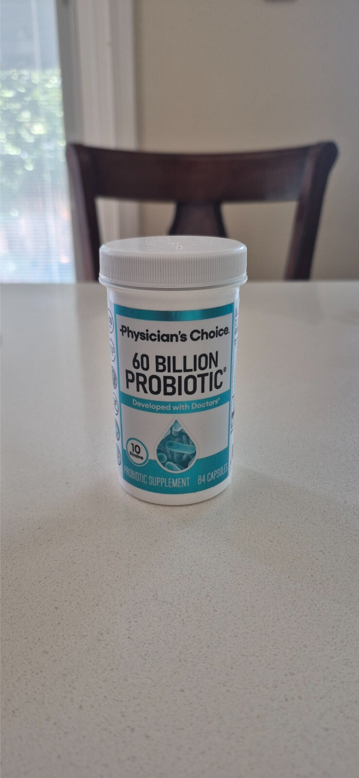 Physician’s Choice 60 Billion Probiotic with Prebiotic Capsules – 84 Capsules