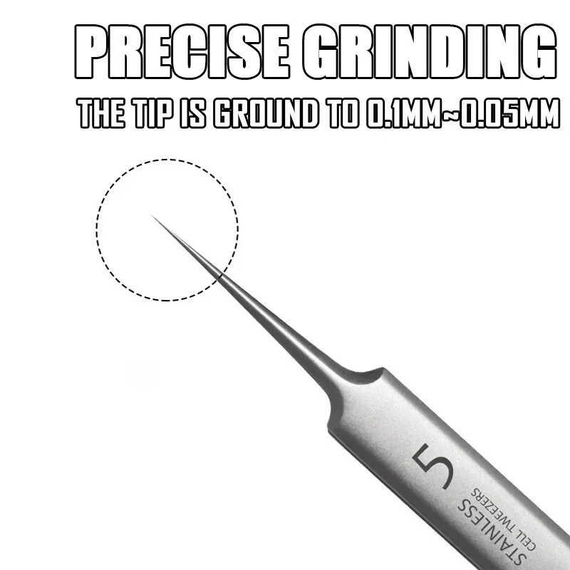 3Professional Tweezers Ultra-fine No. 5 Acne Blackhead Removal Beauty Salon Tool