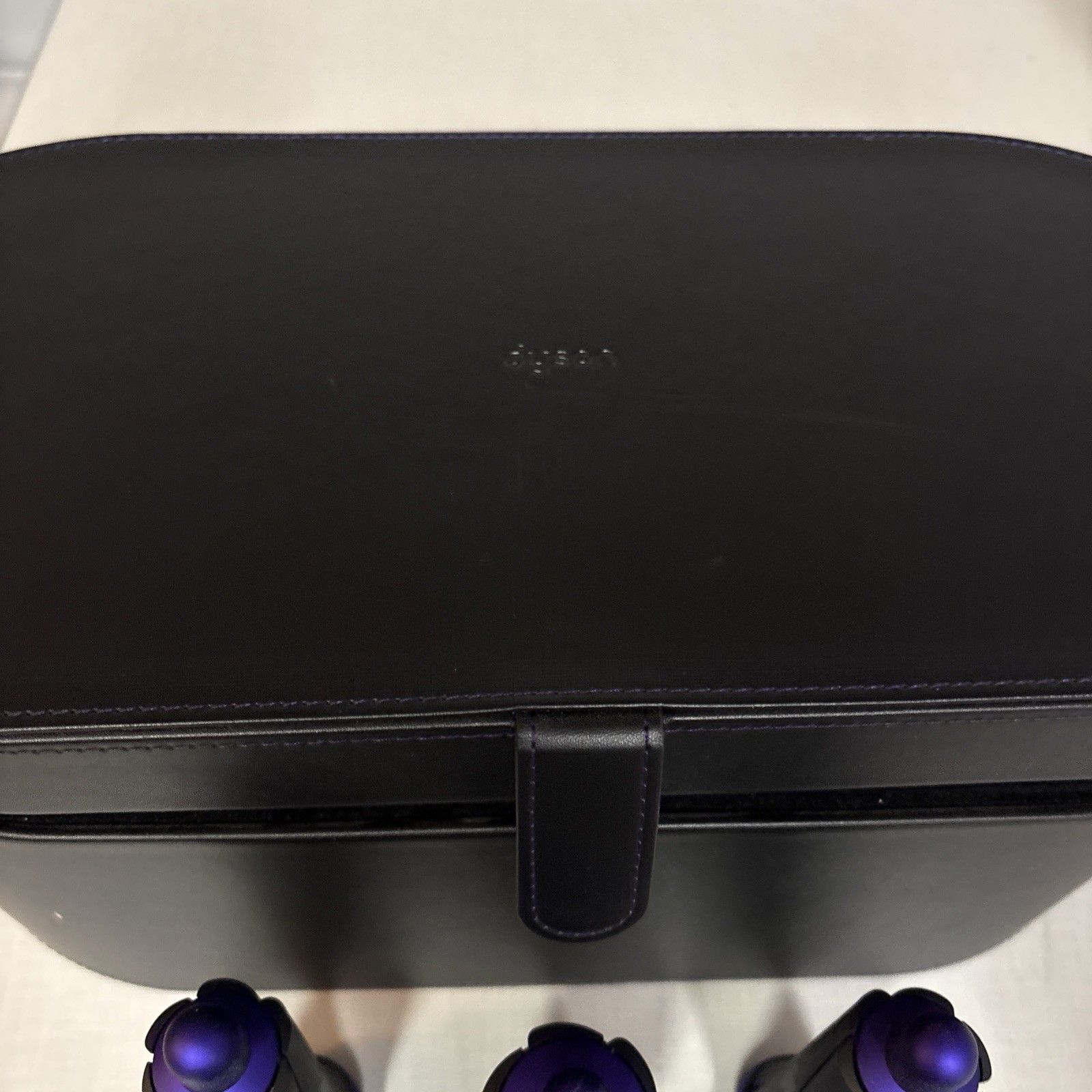 Dyson Airwrap Attachments & Box Only…See Pictures Purple Black Case manual