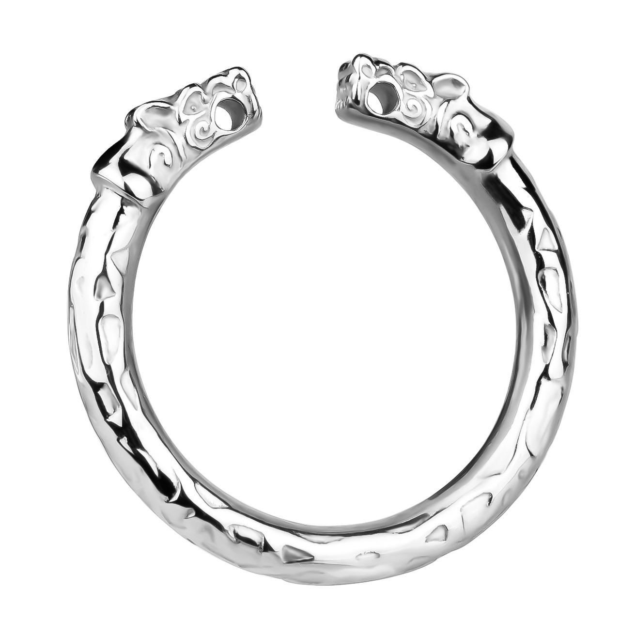 Stainless Steel Metal Silver Penis Enhancer Ring Private Training Ring For Men