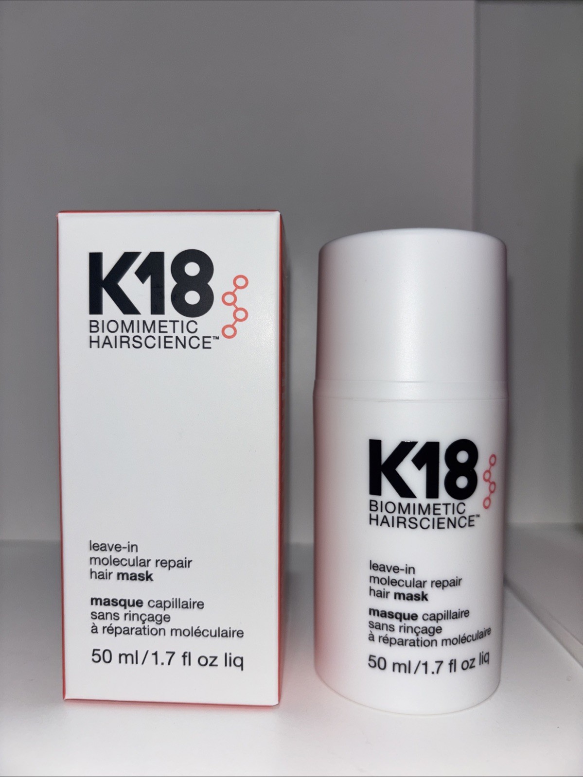 K18 Leave-in Molecular Repair Hair Mask 1.7 floz