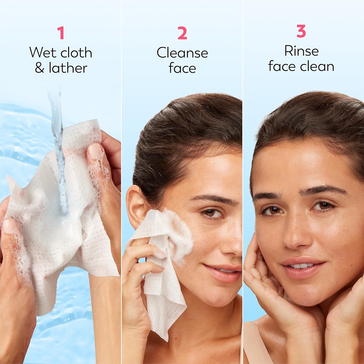 Olay Makeup Remover Wipes, Daily Facials Hydrating Face Cleanser for Normal to D