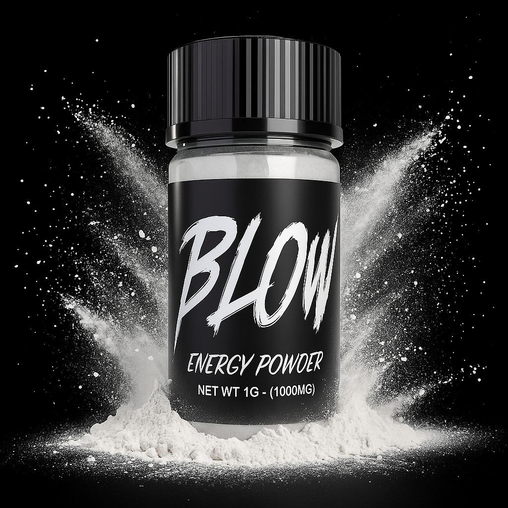 Blow Energy Powder – 400MG Caffeine – Instant Energy Pre Workout – Fast Shipping