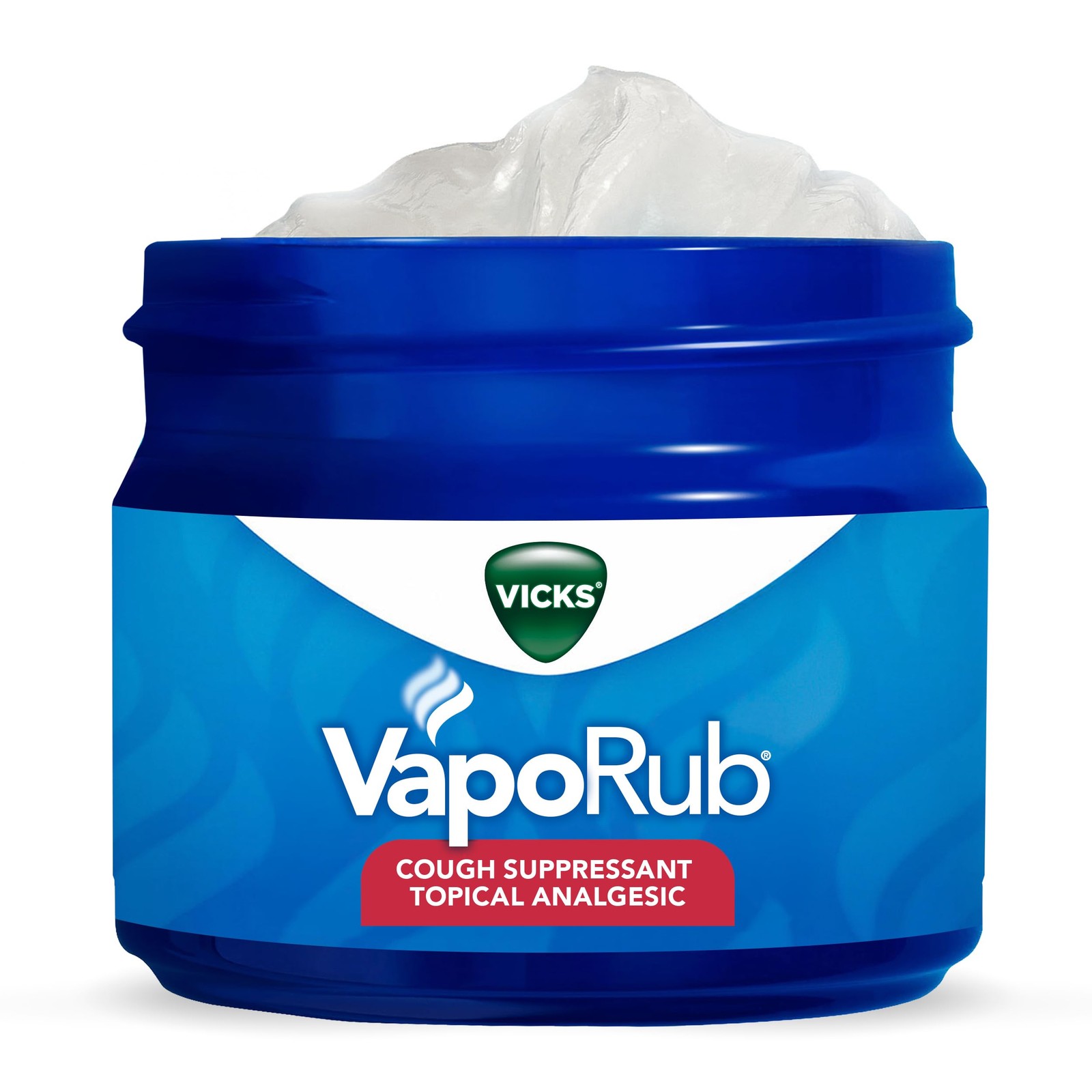 Vicks VapoRub, Original, Cough Suppressant, Topical Chest Rub & Analgesic Ointme