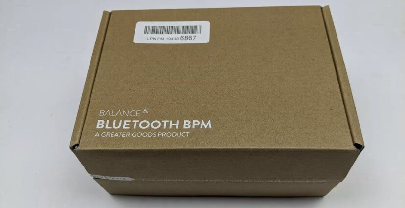 FULL KIT- Balance Bluetooth Blood Pressure Monitor Cuff BPM Easy To Use SEALED