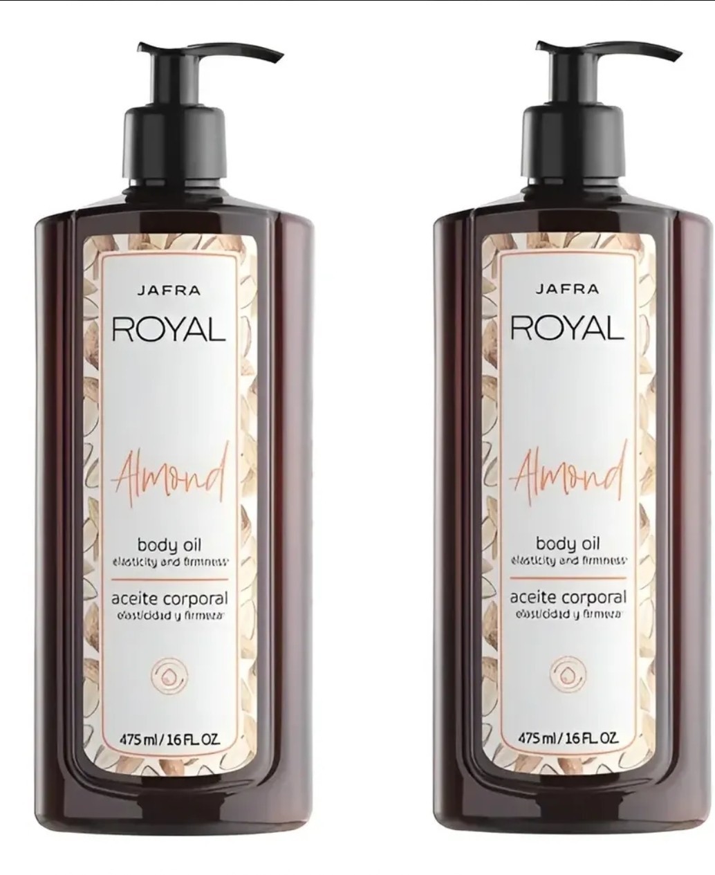 DUO Jafra Almond Oil – Aceite de Almendra 475ml 16 oz – NUEVO/SELLADO/ORIGINAL