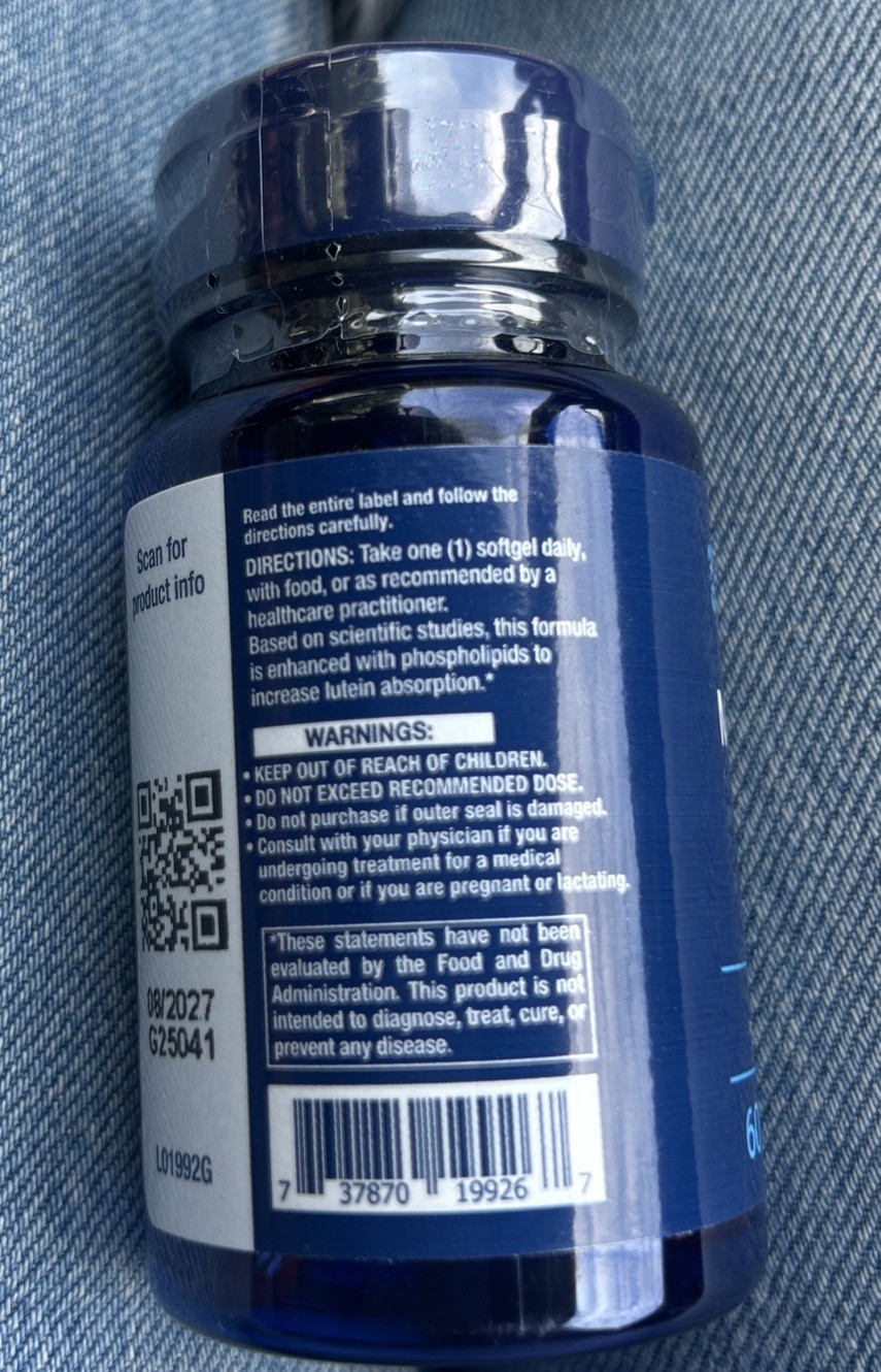 *Life Extension* Macuguard Ocular Support With Saffron 60 Softgels