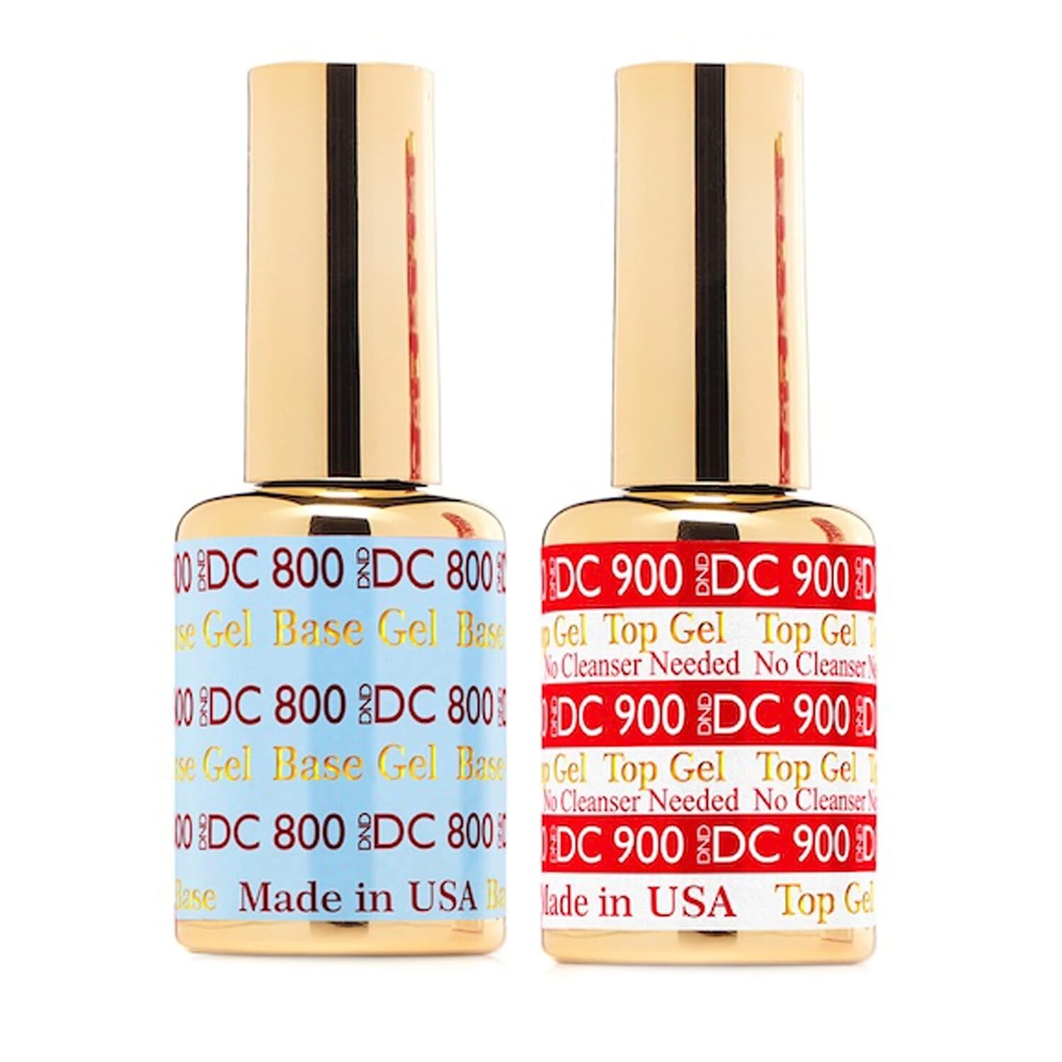 DND DC BASE GEL 800- TOP GEL NO CLEANSE 900