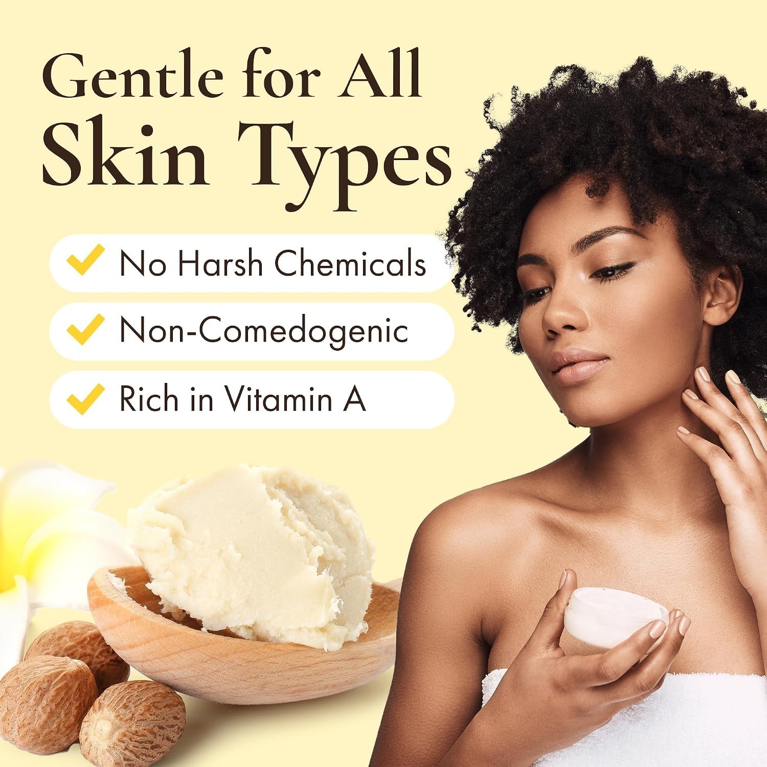 Raw Yellow Shea Butter from Ghana – Deep Hydration Formula