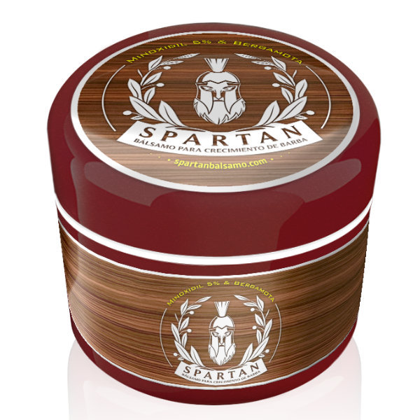 Spartan Beard & Mustache Growth Balm with Minoxidi, Bergamot & Biotin 60ml/2 oz