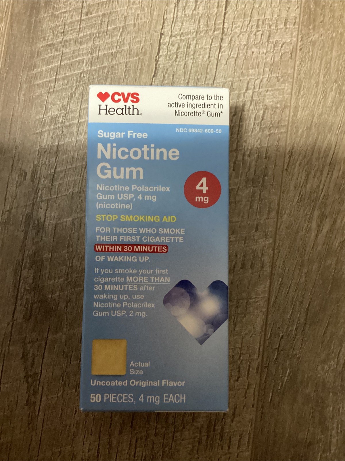 Nicotine Gum 4mg 50 pieces