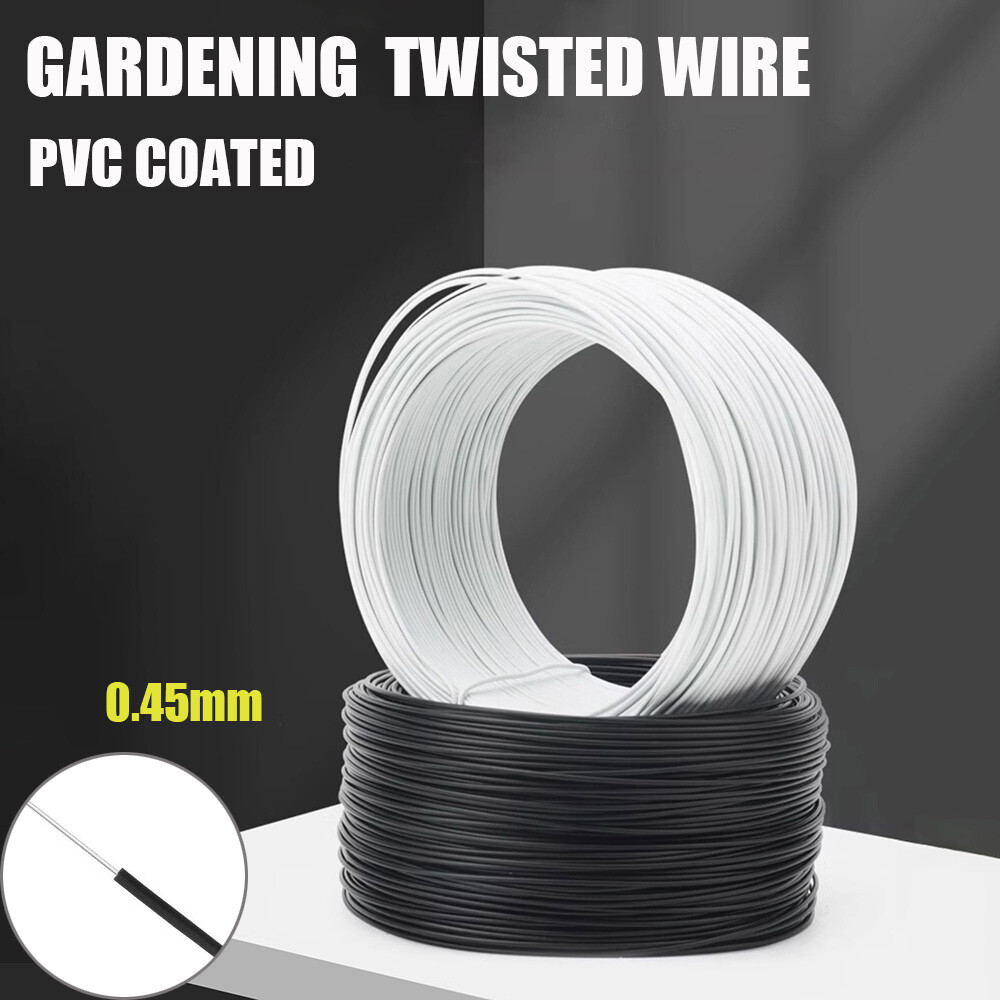 ated Nose Twist Ties Twist Cord Wire Cable bag Ties 100m/Roll