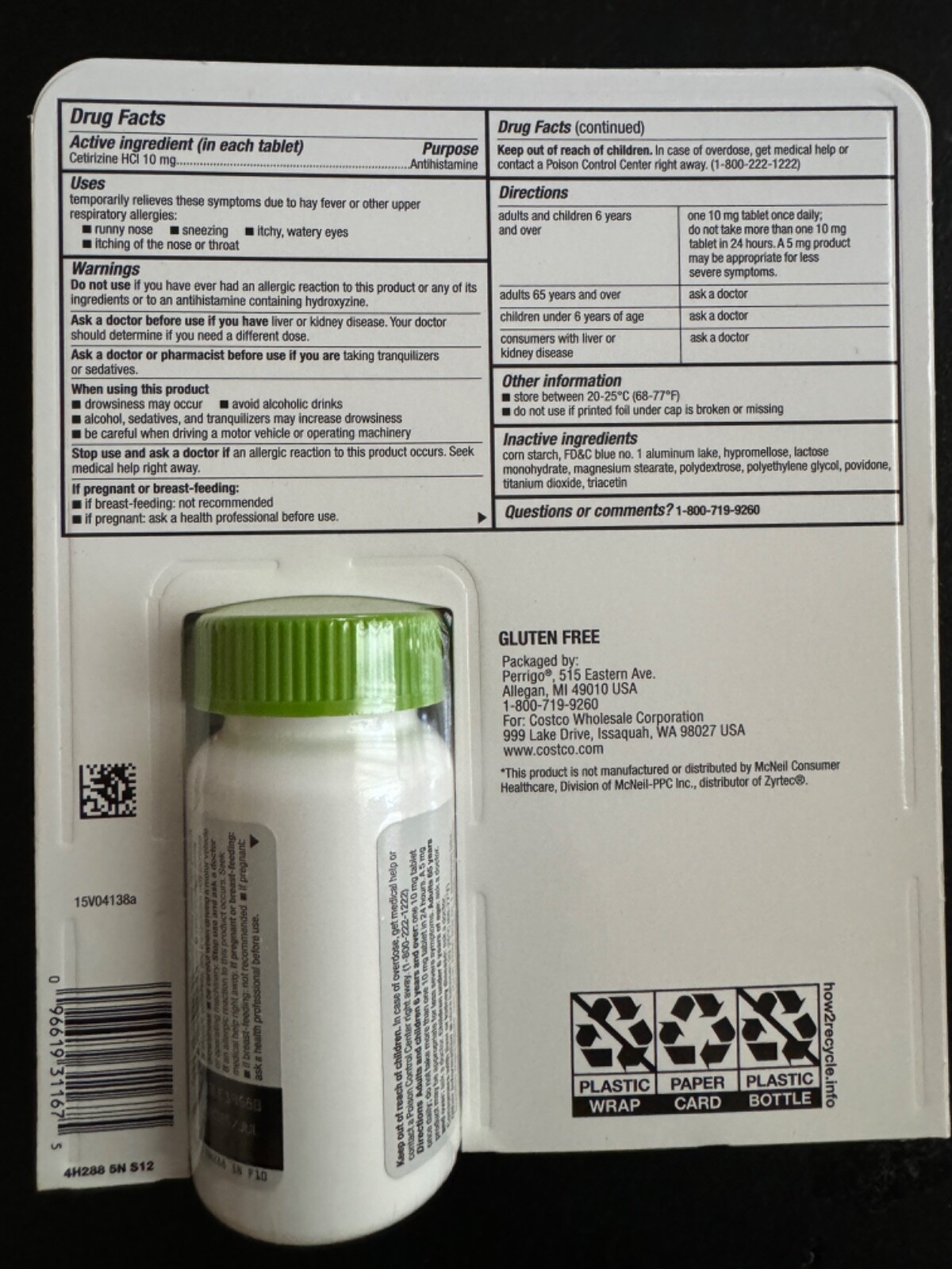✳️🔥Kirkland Signature Aller-Tec, Zyrtec 365 Tablets EXP 07/2025 ✳️🔥
