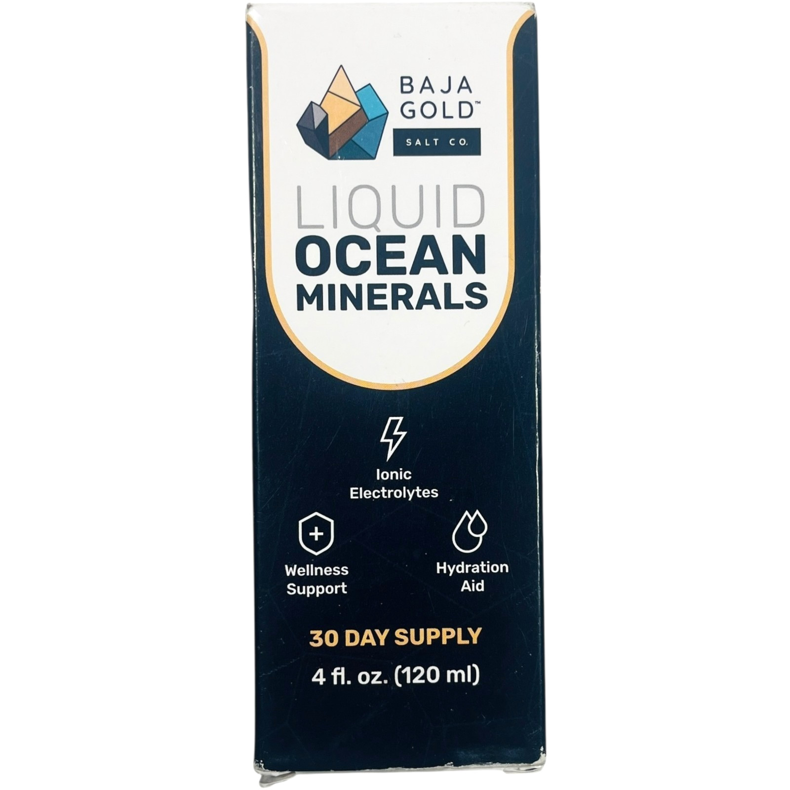 BAJA GOLD Liquid Ocean Trace Mineral Drops Ionic Electrolytes NEW Exp 6/2033