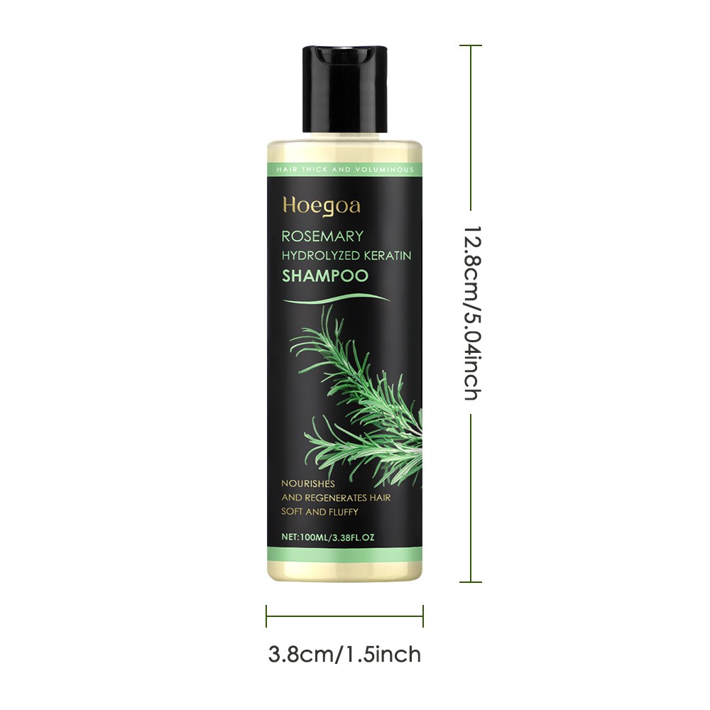 3PCS Organic Rosemary Hair Growth Shampoo for Natural Thickening & Strengthening
