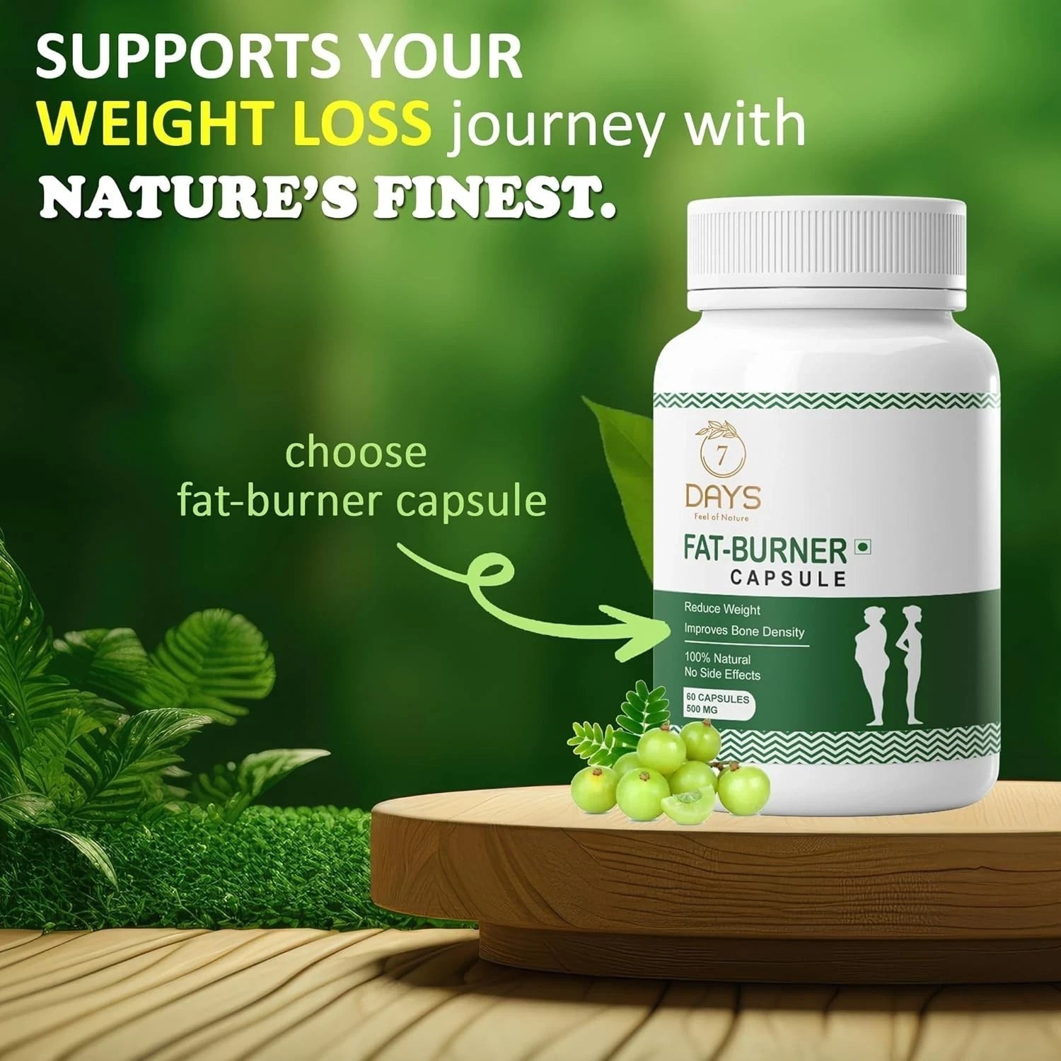 7 Days Advanced Weight Management Capsule for Unisex 60 Capsules Free Shipping