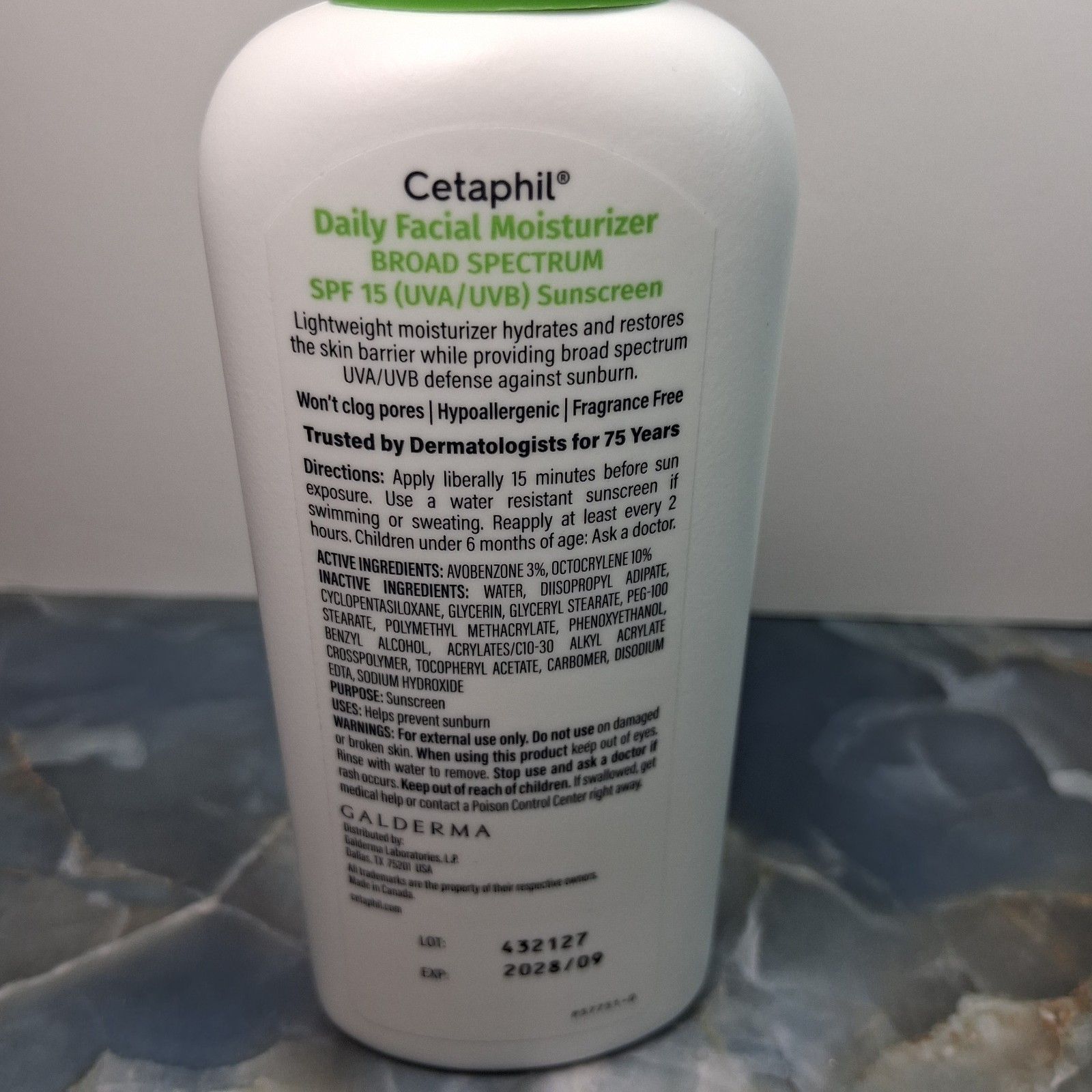 Cetaphil AM Daily Facial Moisturizer SPF 15 4 FL OZ New