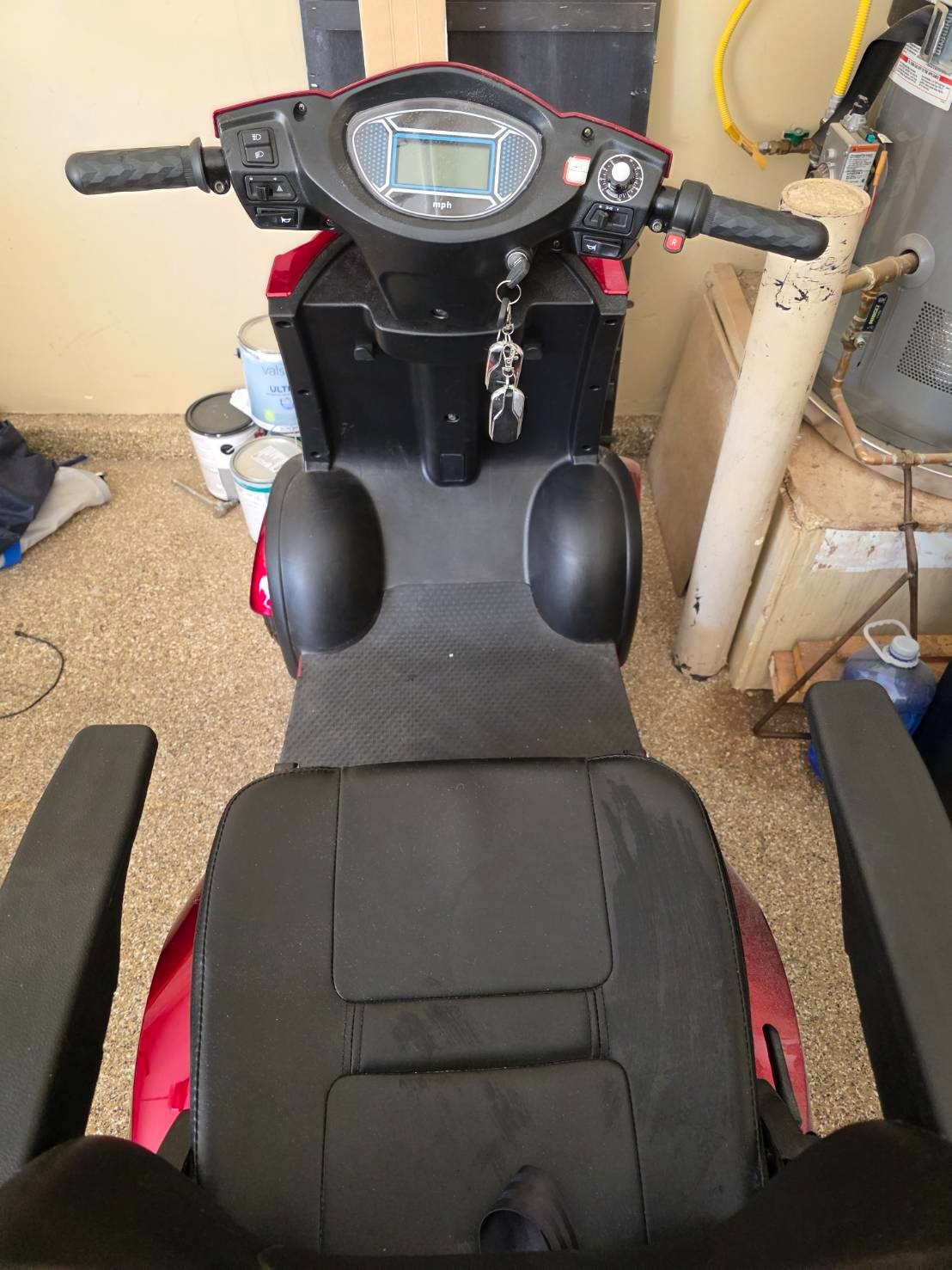 Red Heavy Duty Elephant Mobility Scooter, Barely Used Needs Charger