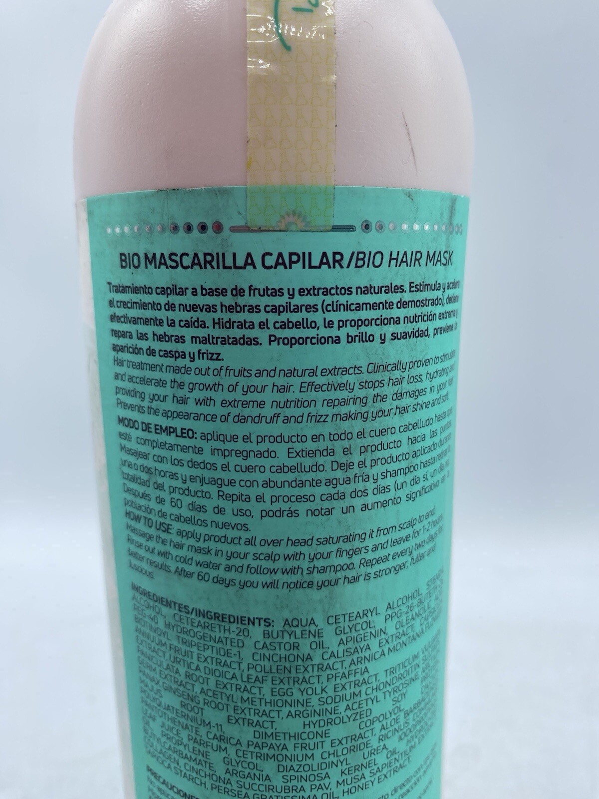 Kaba Bio Hair Mask, Paraben-Free, 16.9 oz. – EXP: 12/25