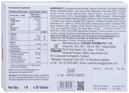 Ostolief Nutra Tablet (30tab) Helps Repair, Lubricates, Strengthens the Joints