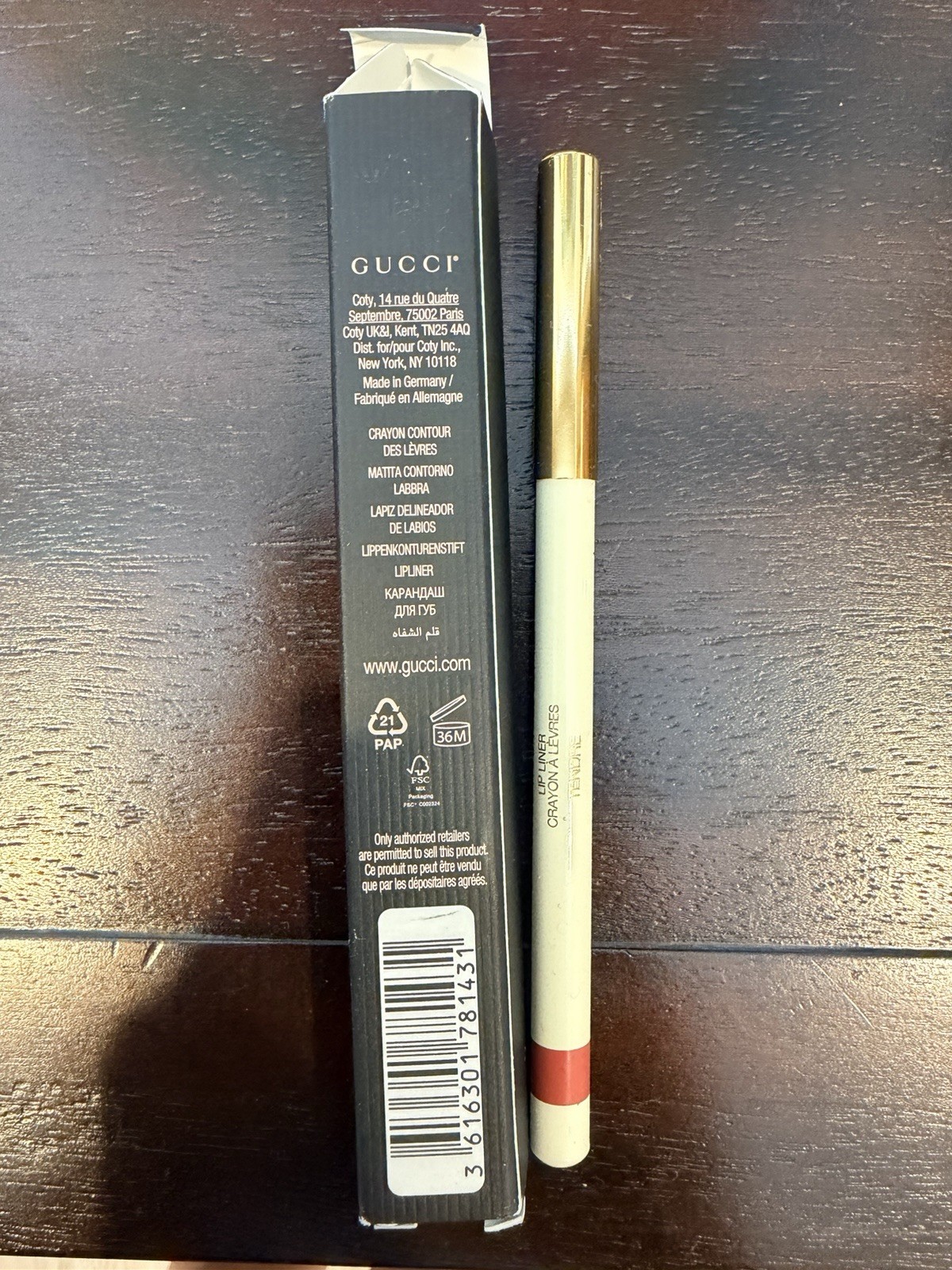 GUCCI CRAYON CONTOUR DES LEVRES LIP PENCIL TENDRE 02 Full Size 1.14g/0.04oz