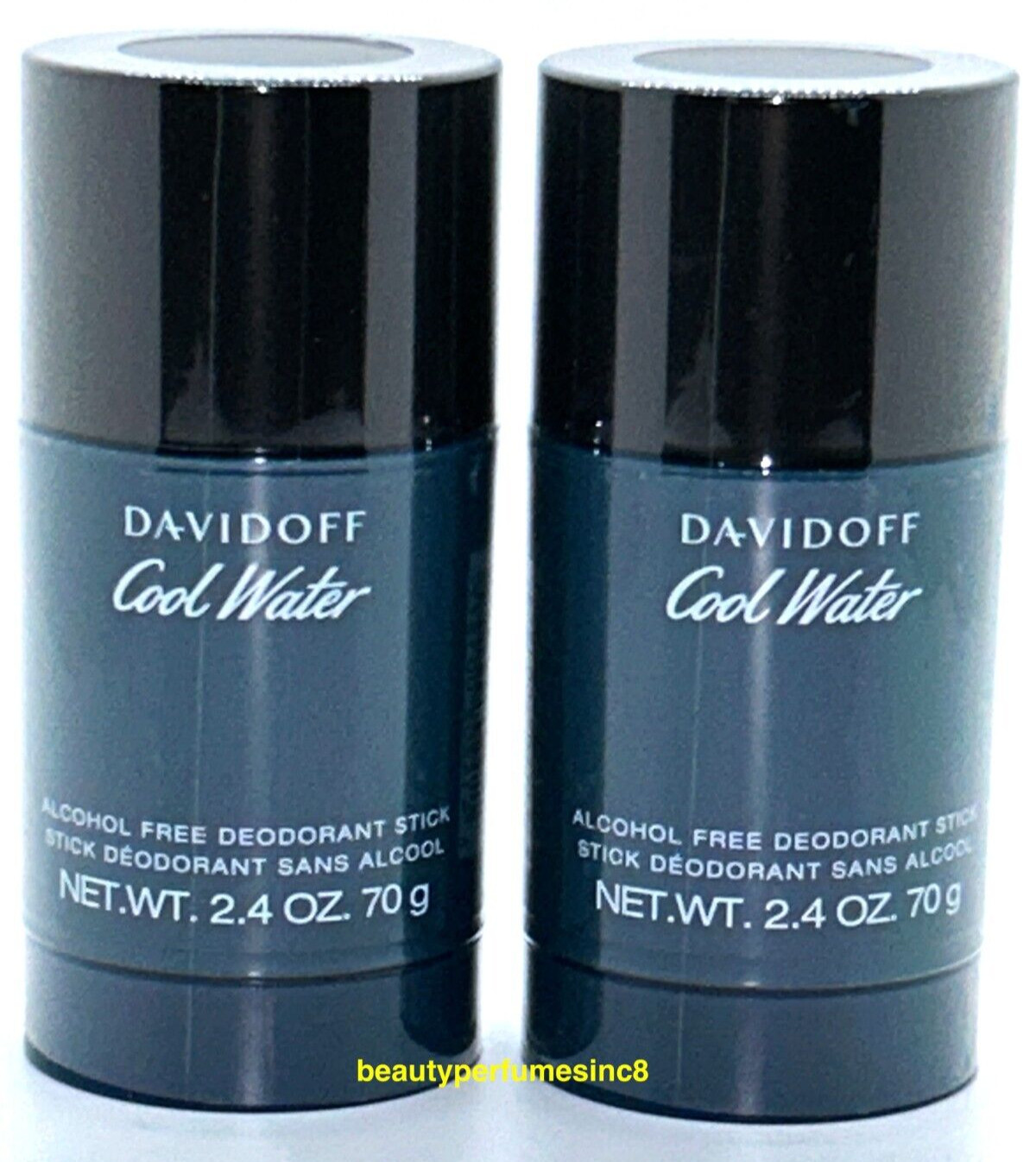 Lot of 2 – Cool Water by Davidoff 2.4 oz Alcohol Free Deodorant Stick for Men
