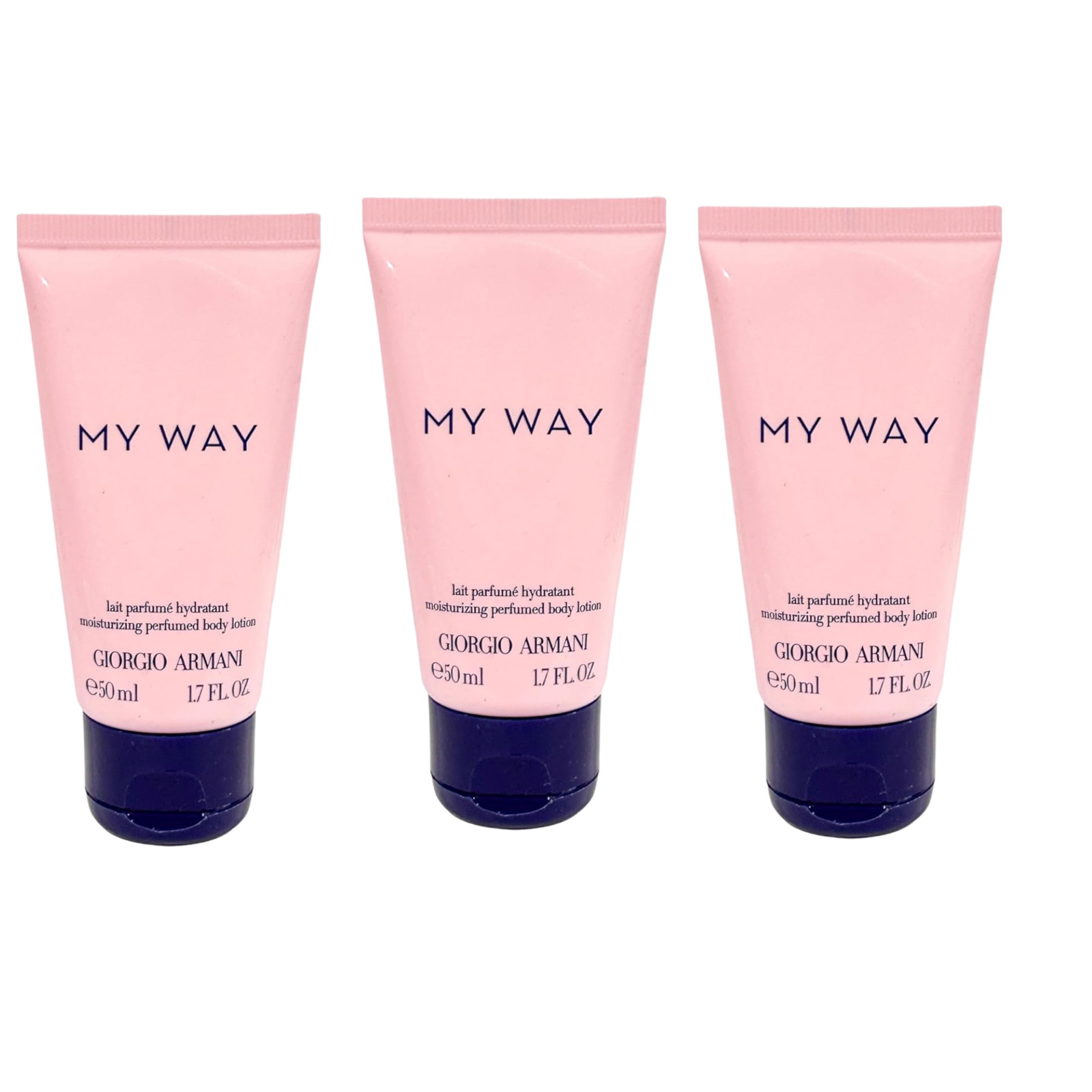 Giorgio Armani My Way Moisturizing Perfumed Body Lotion 1.6 oz Pack of 3