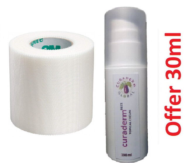 Curaderm Bec5 Cream + Free Micropore Tape + Free Shipping inside U.S….
