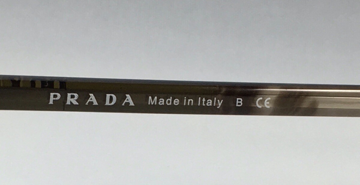 PRADA EYEGLASSES FRAME TORTOISE HAVANA VPR 04N-A OAQ-101 ~ 55-17-140…ITALY