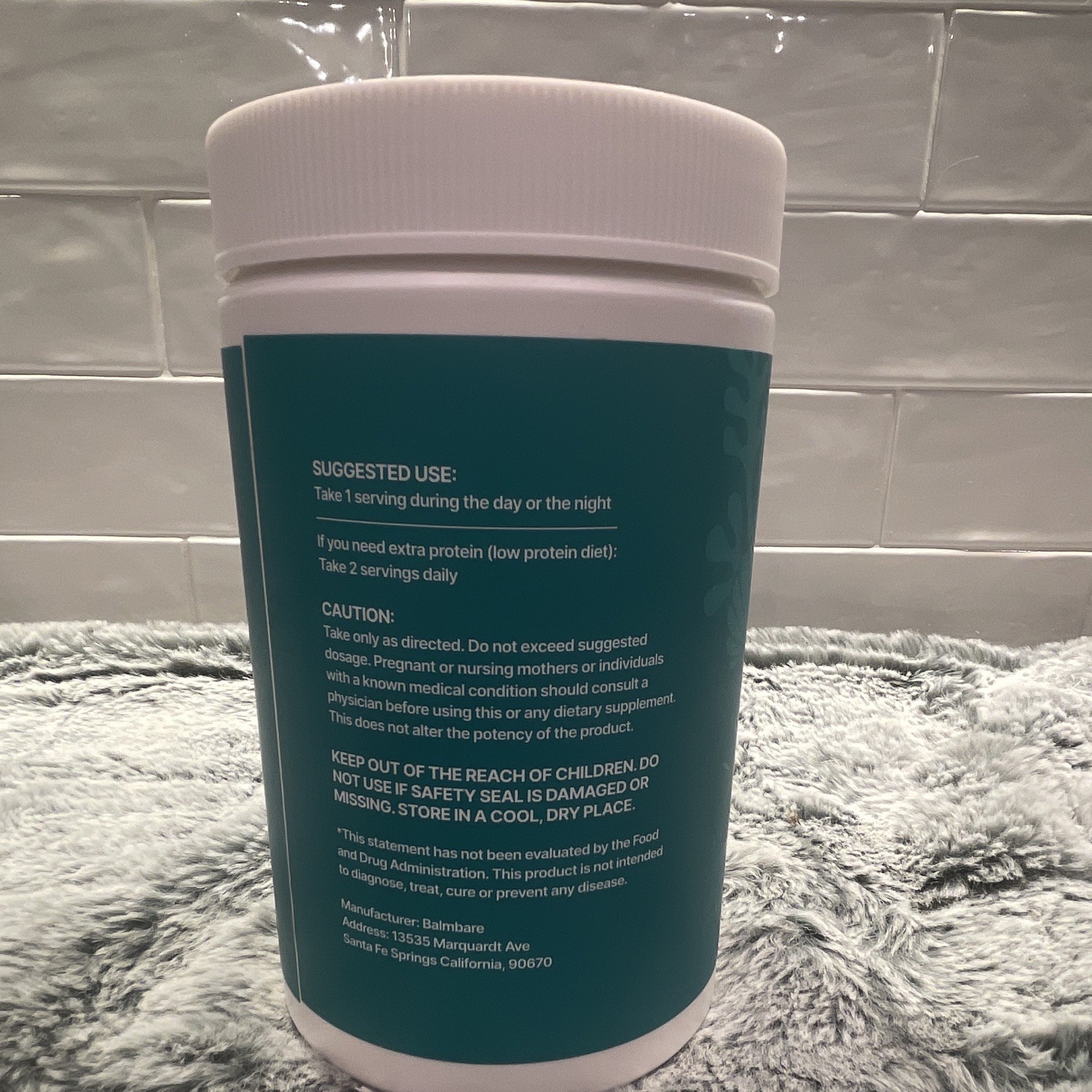 Balmbare Revive Plus Collagen Powder Unflavored 13.75oz Exp 2027-10-12