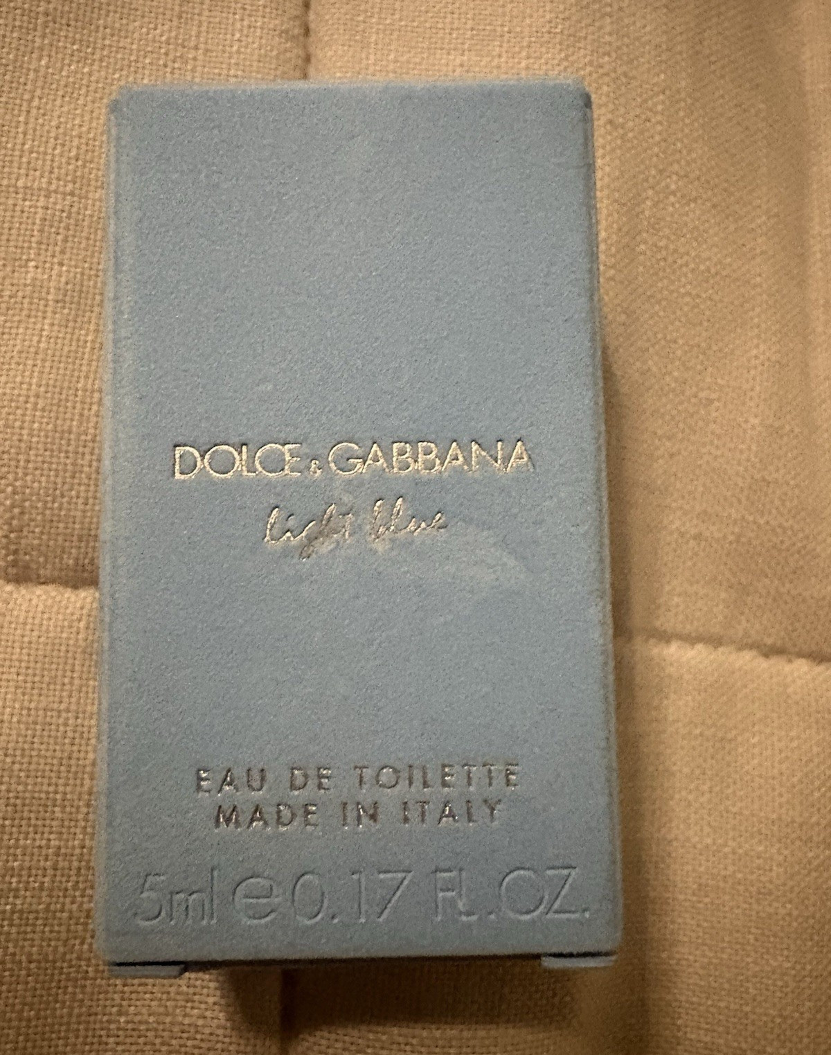 Dolce & Gabbana Light Blue Eau de Toilette Spray 0.17 fl oz Sample Size