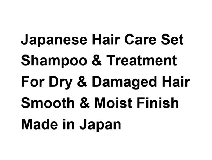 bonparme Hair Repair Shampoo & Treatment Set 370ml Japan