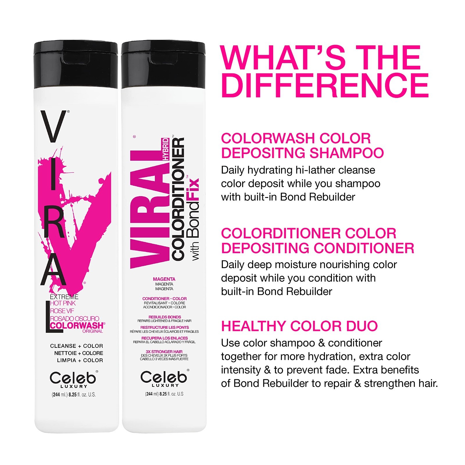 Color Depositing Conditioner – Bond Rebuilder, Color Refresher, Hair Care, Vibra
