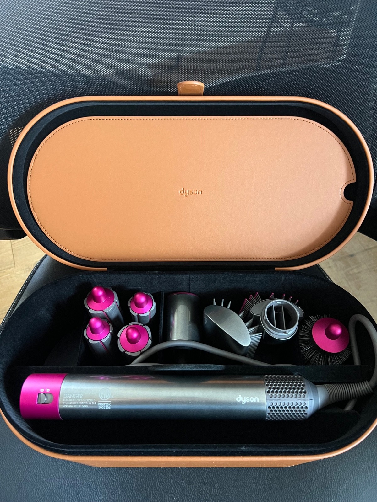 Dyson Airwrap Smooth Control Styler – Pink with Storage Case – Gently Used