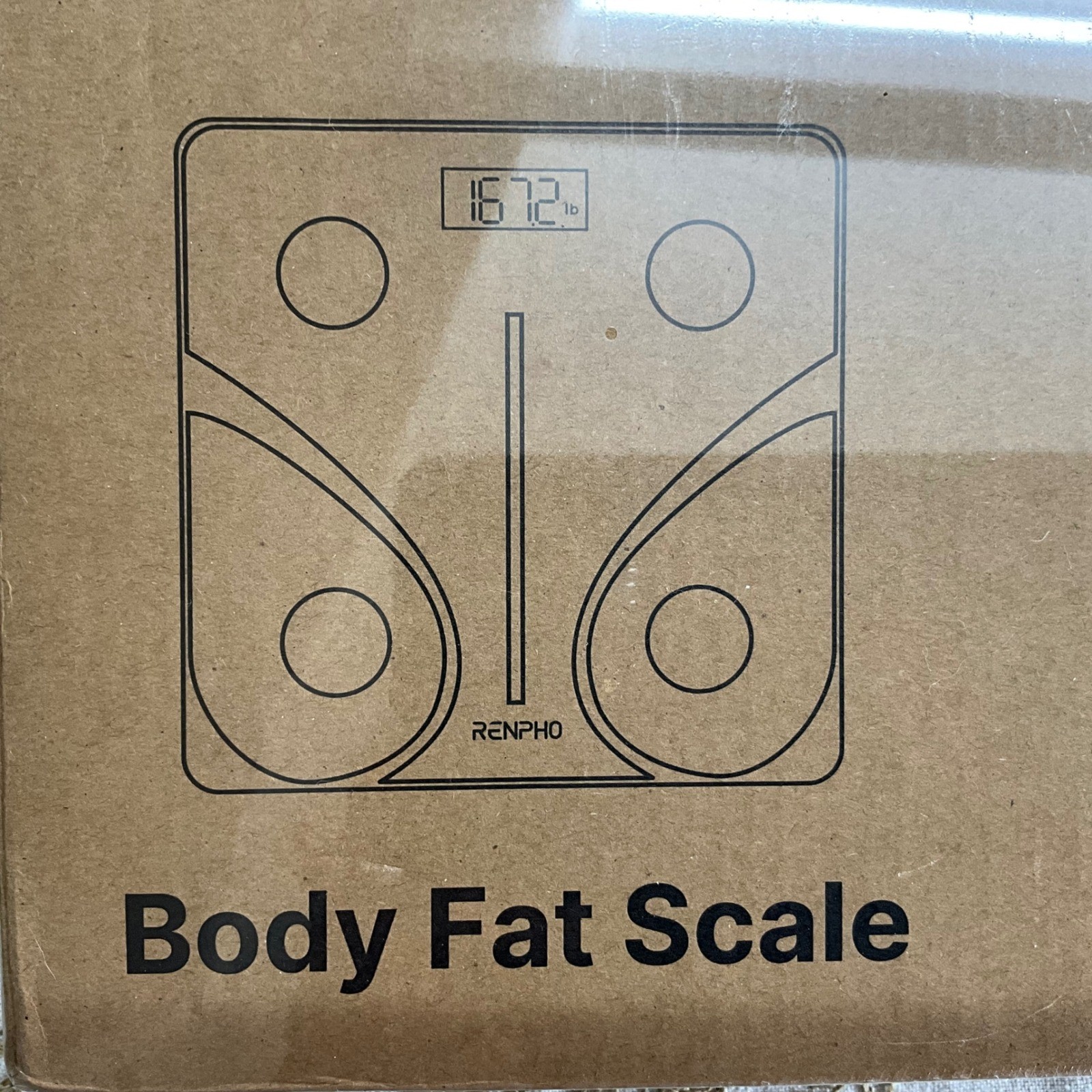 RENPHO Smart Bluetooth Body Fat Scale ES-24M Digital Bathroom Scale 400lb Black