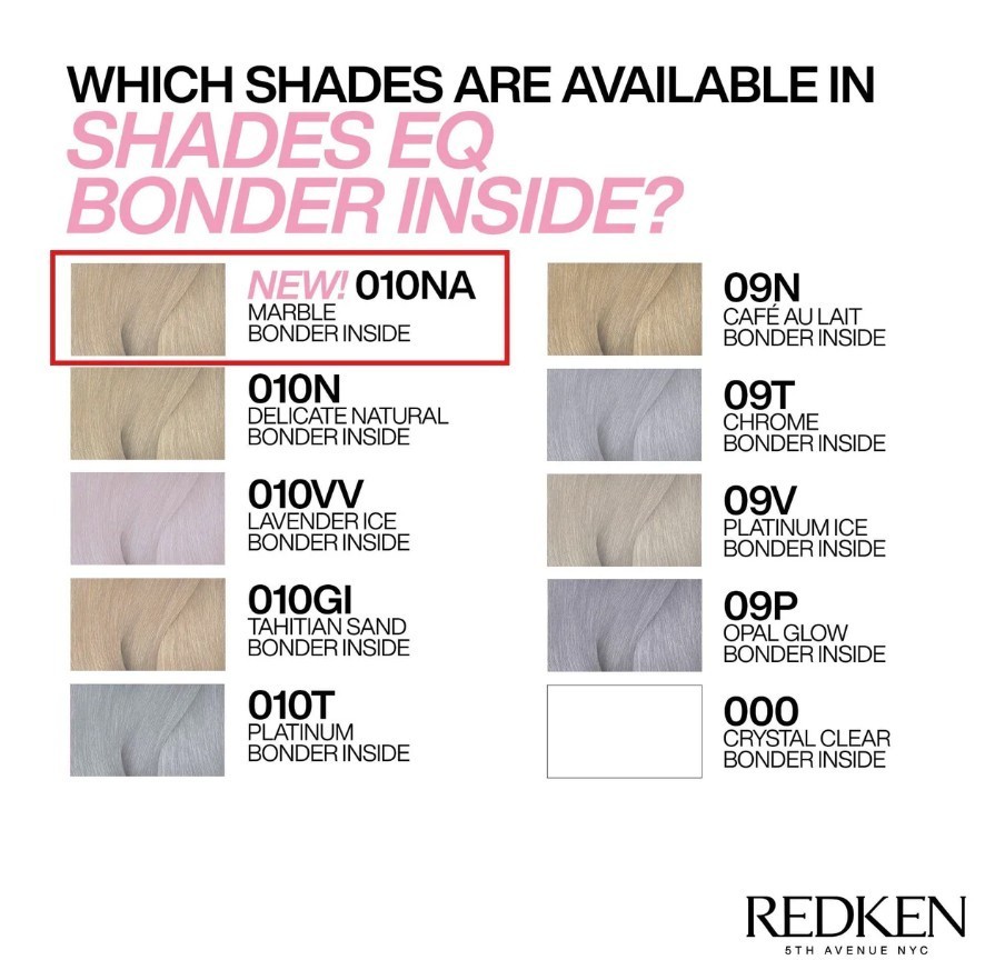 Redken Shades EQ Gloss | Bonder Inside | Marble 010NA | Brand New