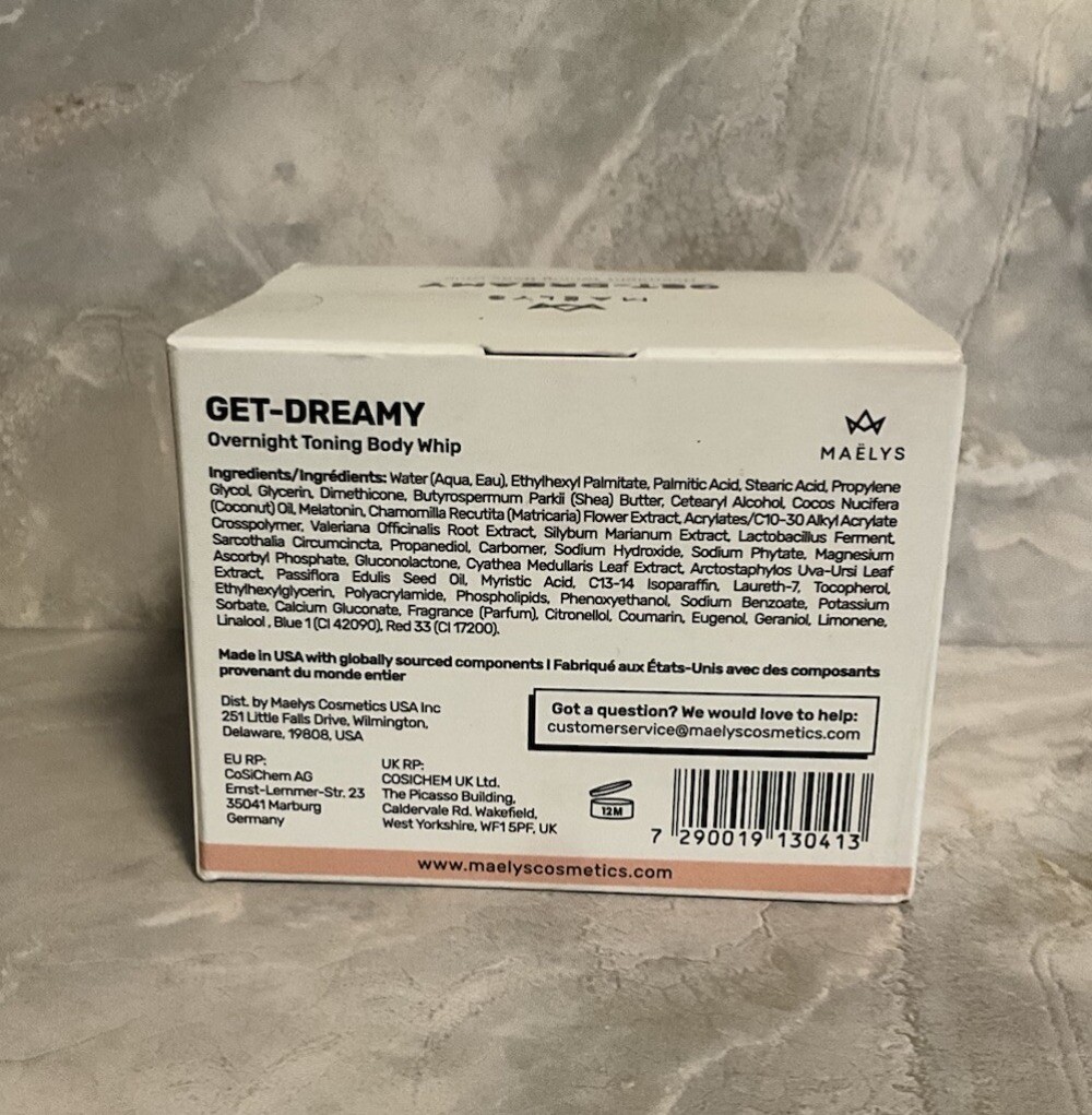 MAELYS Get Dreamy Night Conditioning & Body Whip 6.8oz Brand New-