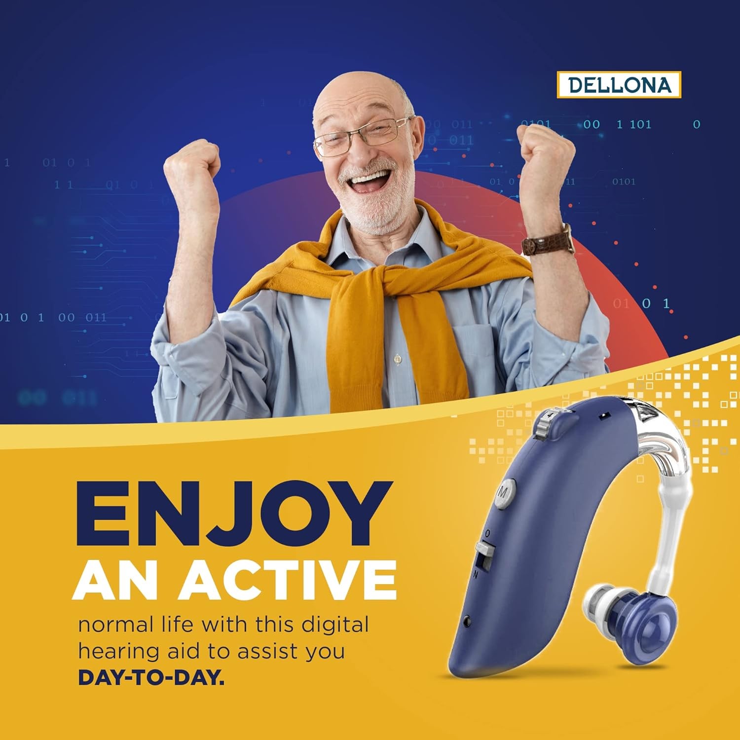High-Performance Hearing Aids for Seniors, OTC Rechargeable Hearing Aid for Peop
