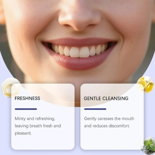 Hismile iD Stain Whitening Mouthwash, Peroxide Rinse, Gunk Removing Mouthwash