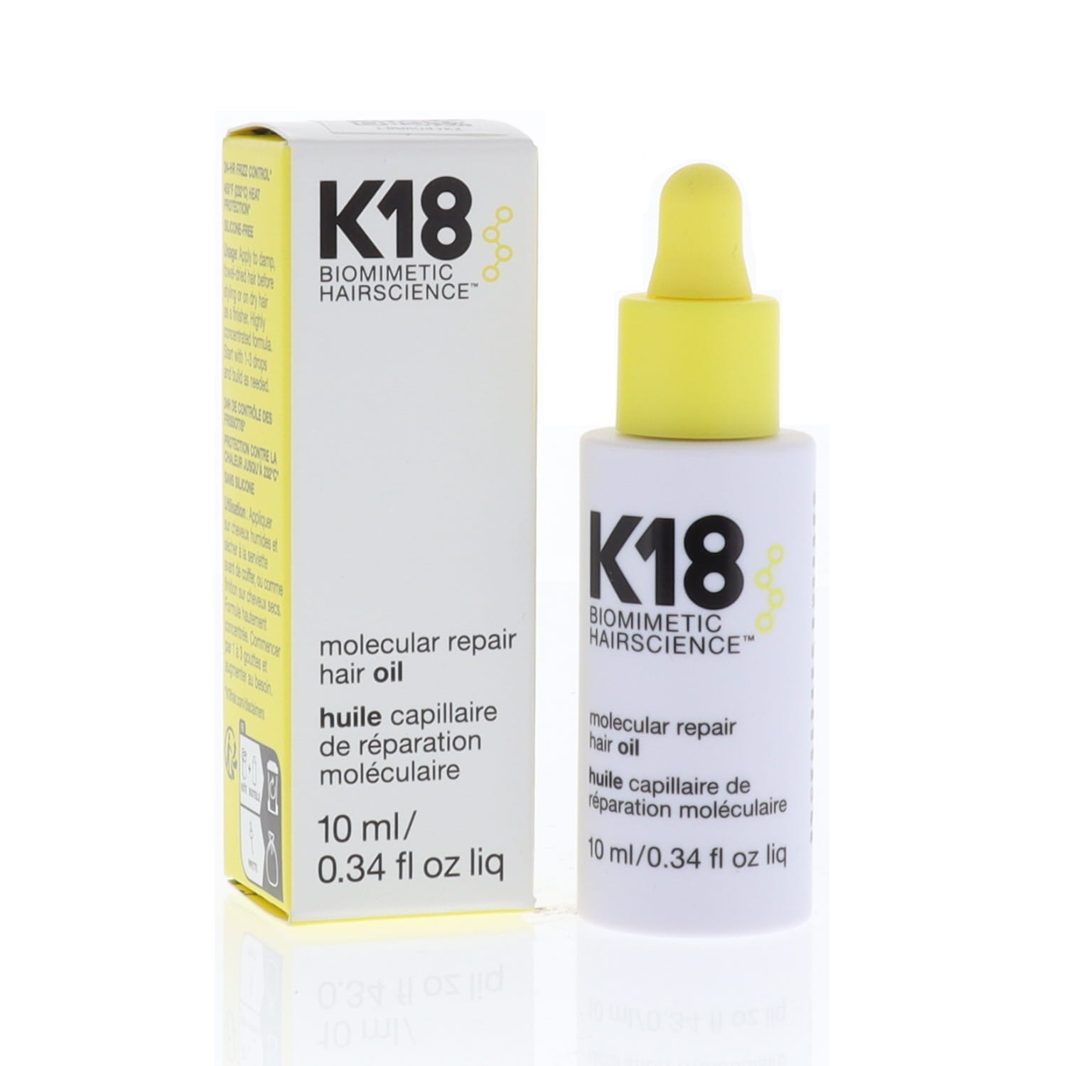 K18 Biomimetic Hairscience Molecular Repair Hair Oil 10ml/0.34oz