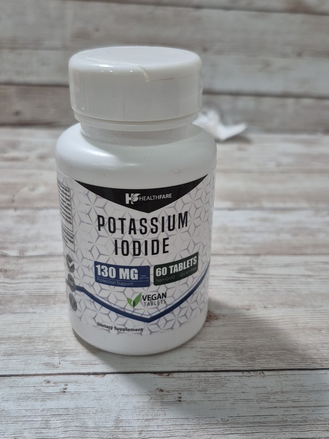 Potassium + Iodide Tablets, 130mg – 60 capsules adults & children