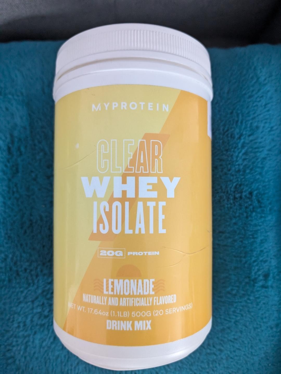 My Protein Clear Whey Isolate – Lemonade Drink Mix 17.64 Oz Exp 12/25