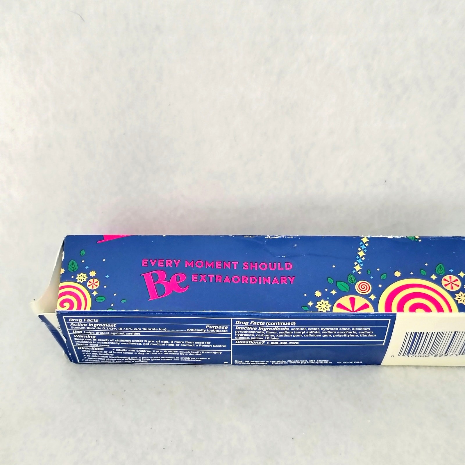 Colgate Be Inspired Vanilla Mint Spark Flouride Toothpaste 4.5 oz. Discontinued