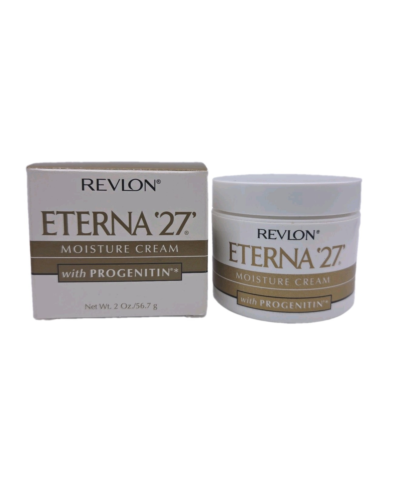 Revlon Eterna 27 Moisture Cream PROGENITIN Pregnenolone Acetate Face Neck 2oz
