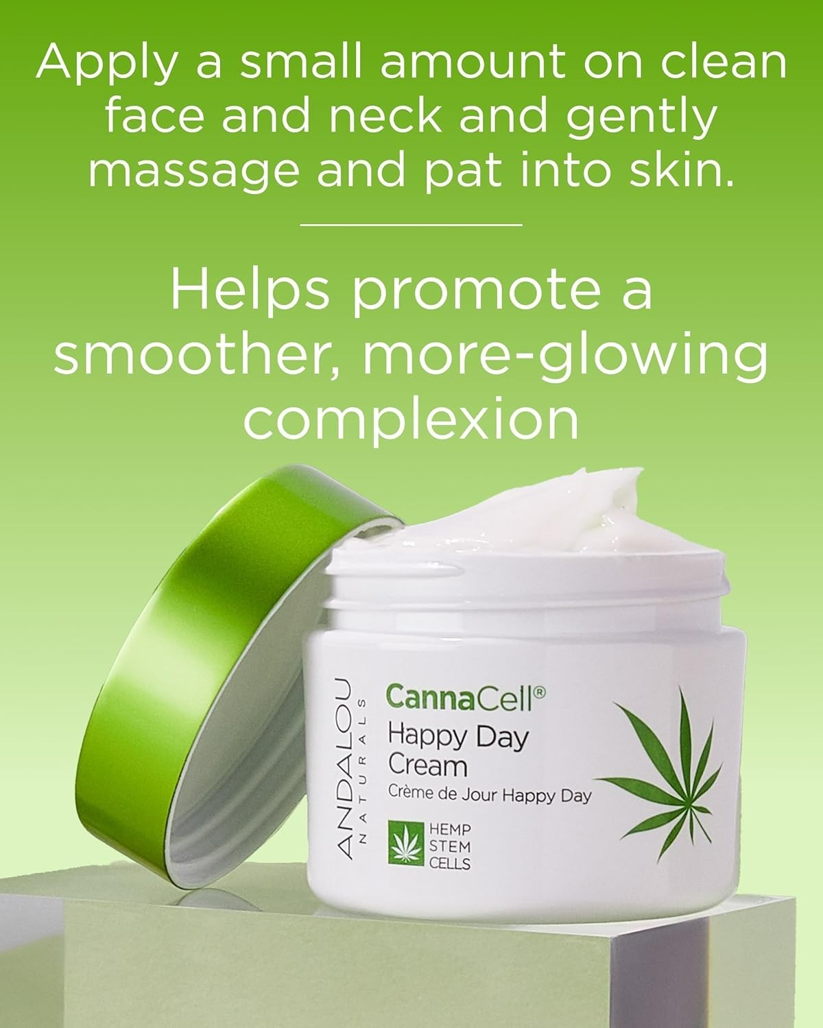 CannaCell Happy Day Cream: Hydrating Hemp Face Moisturizer for Glowing Skin