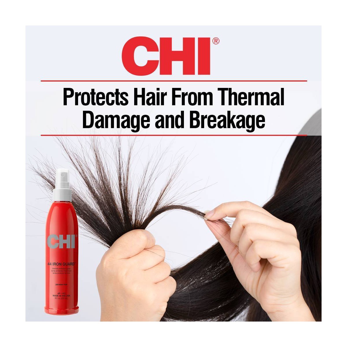 CHI 44 Iron Guard Thermal Protection Spray – 8 fl oz: Paraben-Free